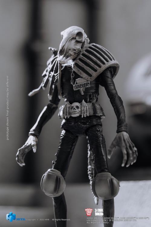 2000 AD Exquisite Mini Series Judge Mortis (Black & White) 1:18 Scale PX Previews Exclusive Figure Gallery Image 5