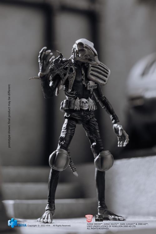 2000 AD Exquisite Mini Series Judge Mortis (Black & White) 1:18 Scale PX Previews Exclusive Figure Gallery Image 3