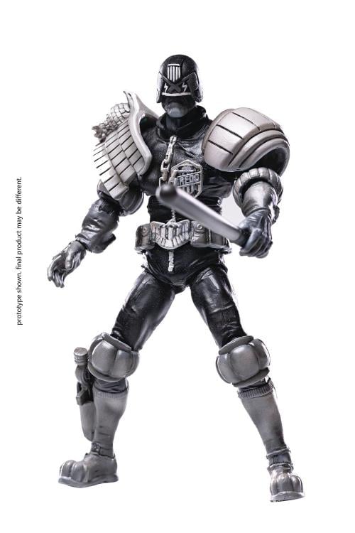 2000 AD Exquisite Mini Series Judge Dredd (Black & White) 1:18 Scale PX Previews Exclusive Figure Gallery Image 8
