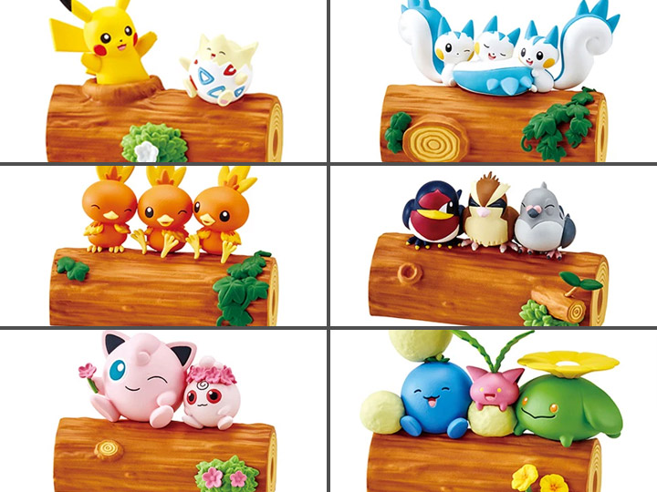 Pokemon Lineup! Connect! Nakayoshi Friends Vol.2 Cozy Afternoon Boxed Set of 6 Figures Gallery Image 1