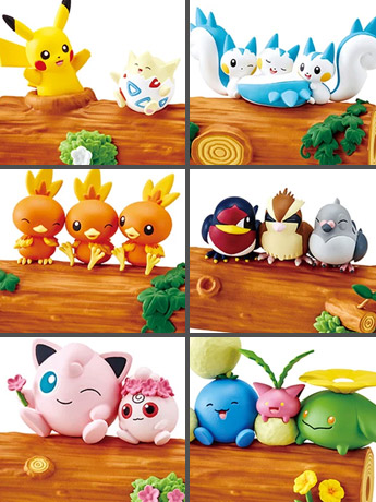 Pokemon Lineup! Connect! Nakayoshi Friends Vol.2 Cozy Afternoon Boxed Set of 6 Figures Gallery Image 2