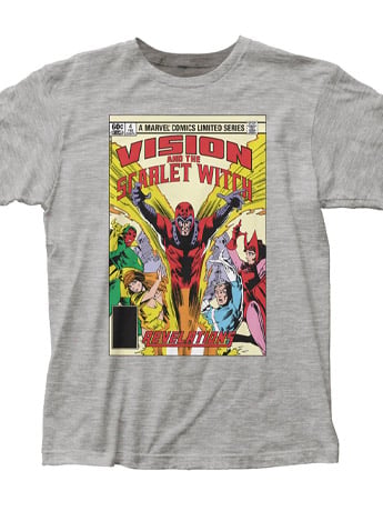 Marvel Comics Vision and the Scarlet Witch PX Previews Exclusive T-Shirt Gallery Image 2