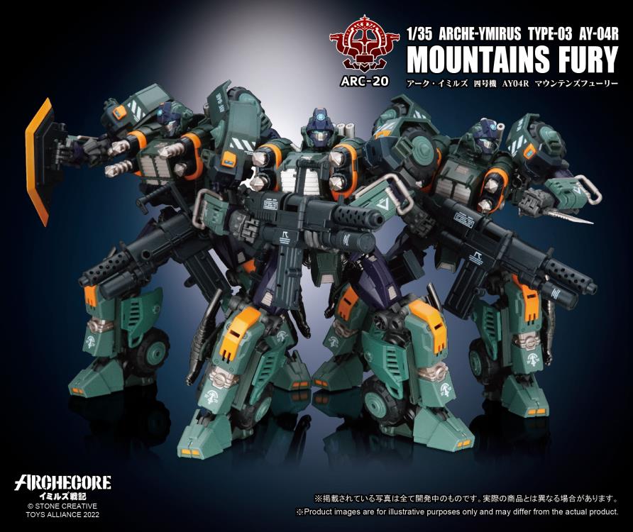 ARCHECORE ARC-20 Arche-Ymirus TYPE-03 AY-04R Mountains Fury Figure Gallery Image 14