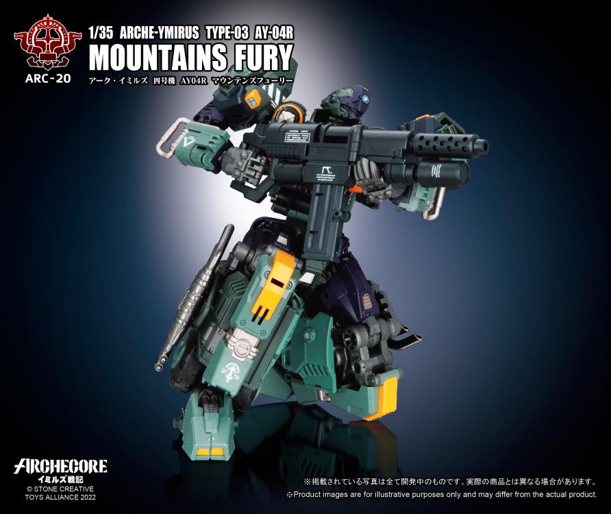 ARCHECORE ARC-20 Arche-Ymirus TYPE-03 AY-04R Mountains Fury Figure Gallery Image 9