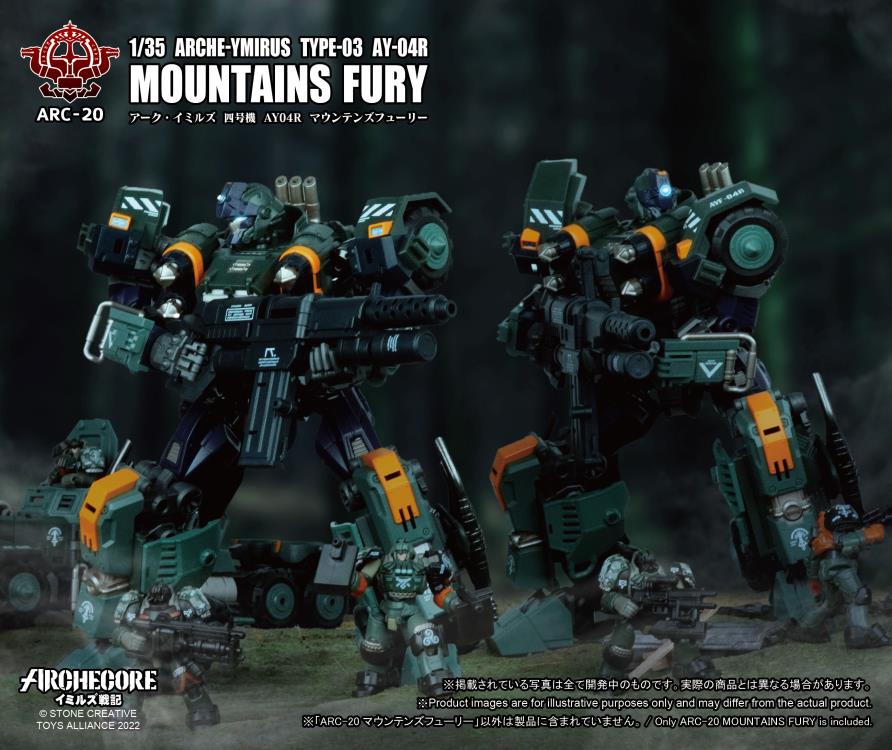 ARCHECORE ARC-20 Arche-Ymirus TYPE-03 AY-04R Mountains Fury Figure Gallery Image 17