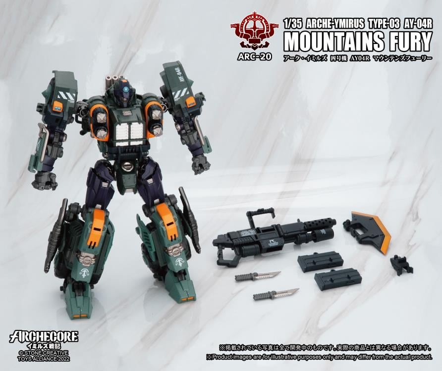 ARCHECORE ARC-20 Arche-Ymirus TYPE-03 AY-04R Mountains Fury Figure Gallery Image 15