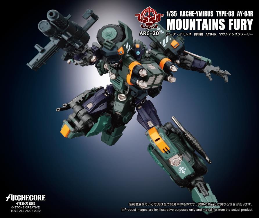 ARCHECORE ARC-20 Arche-Ymirus TYPE-03 AY-04R Mountains Fury Figure Gallery Image 4