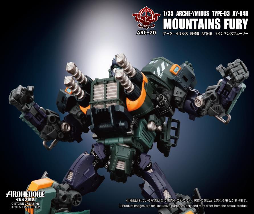 ARCHECORE ARC-20 Arche-Ymirus TYPE-03 AY-04R Mountains Fury Figure Gallery Image 8