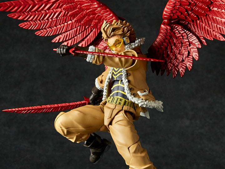 My Hero Academia Amazing Yamaguchi Revoltech No.029 Hawks Action Figure Gallery Image 1