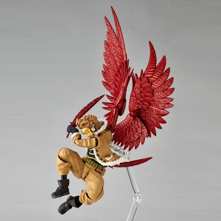 My Hero Academia Amazing Yamaguchi Revoltech No.029 Hawks Action Figure Gallery Image 8