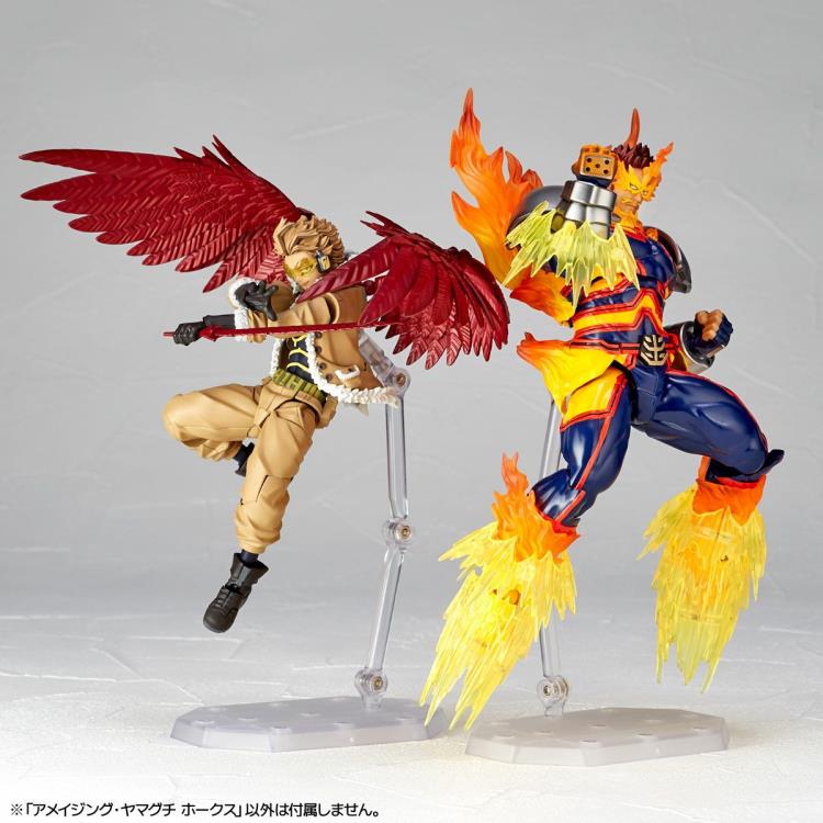 My Hero Academia Amazing Yamaguchi Revoltech No.029 Hawks Action Figure Gallery Image 17