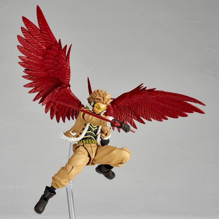 My Hero Academia Amazing Yamaguchi Revoltech No.029 Hawks Action Figure Gallery Image 7