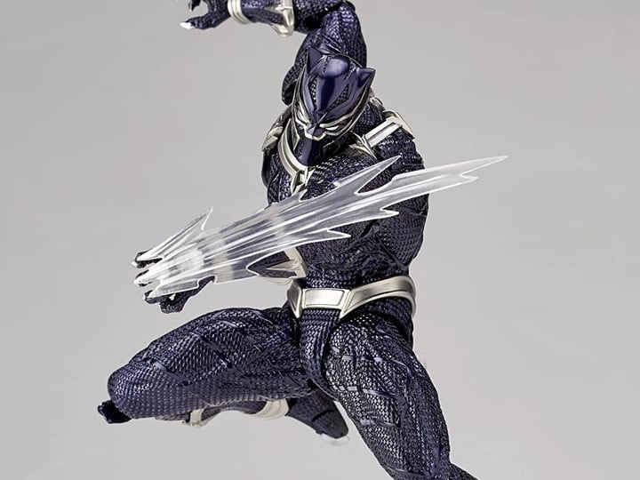 Marvel Amazing Yamaguchi Revoltech No.030 Black Panther Action Figure Gallery Image 1