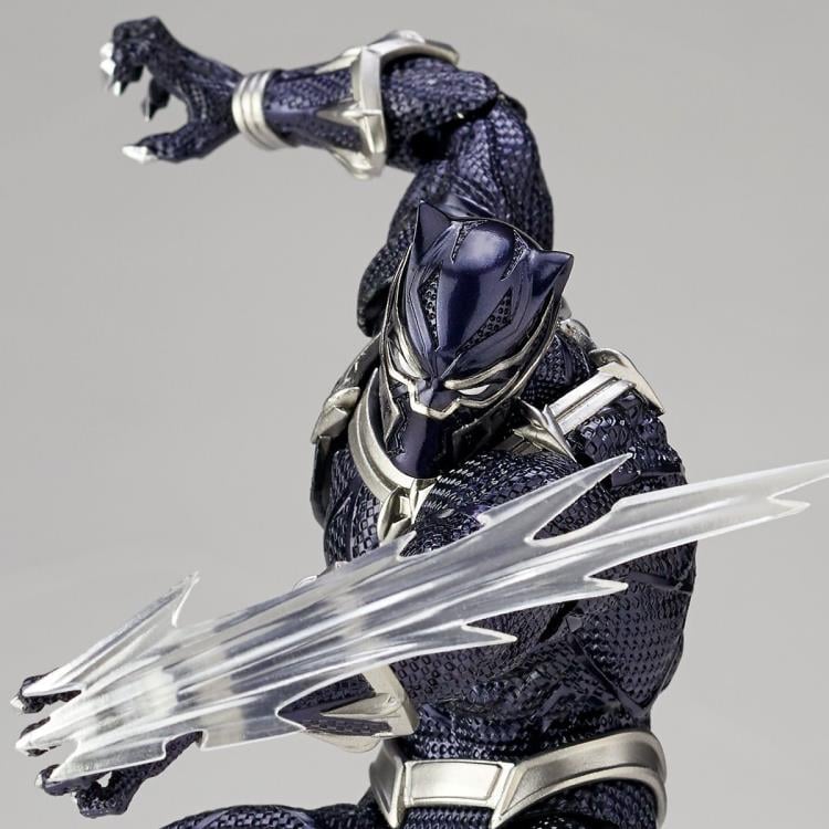 Marvel Amazing Yamaguchi Revoltech No.030 Black Panther Action Figure Gallery Image 14