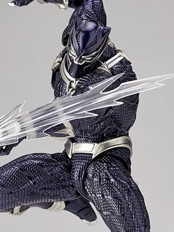 Marvel Amazing Yamaguchi Revoltech No.030 Black Panther Action Figure Gallery Image 2