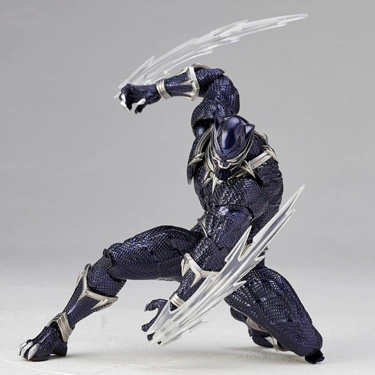 Marvel Amazing Yamaguchi Revoltech No.030 Black Panther Action Figure Gallery Image 5
