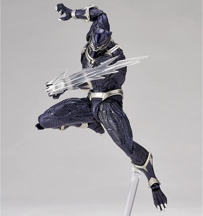 Marvel Amazing Yamaguchi Revoltech No.030 Black Panther Action Figure Gallery Image 3
