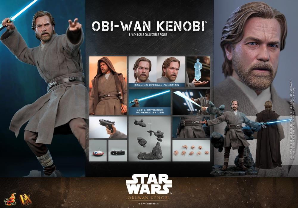 Star Wars: Obi-Wan Kenobi DX26 Obi-Wan Kenobi 1/6th Scale Collectible Figure Gallery Image 19