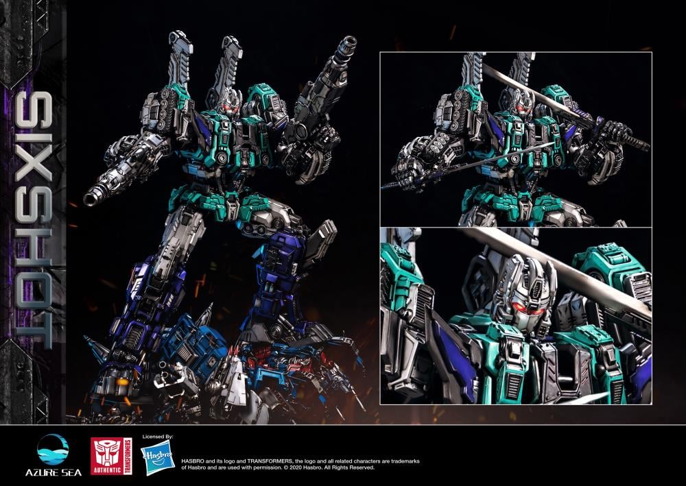 Transformers Sixshot Limited Edition Statue Gallery Image 5