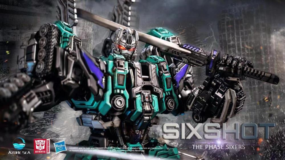 Transformers Sixshot Limited Edition Statue Gallery Image 6