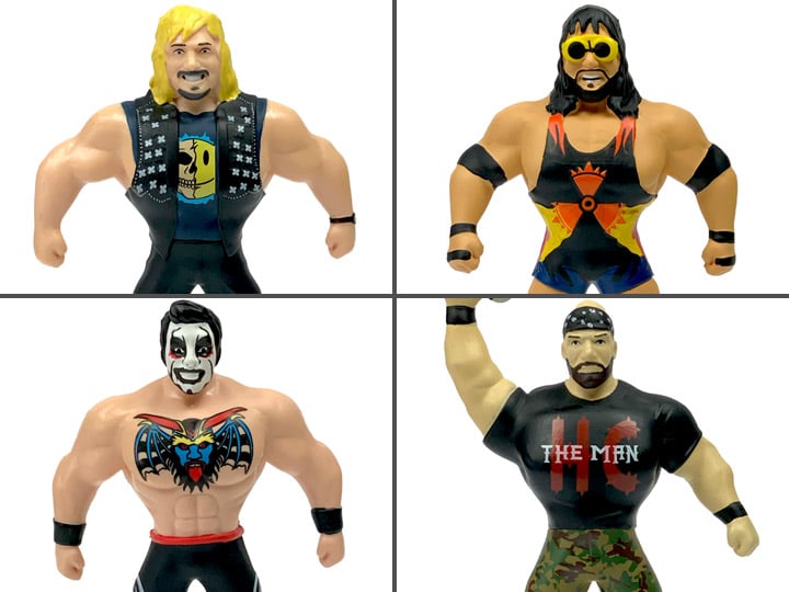 Major Bendies Series 3 Set of 4 Figures Gallery Image 1