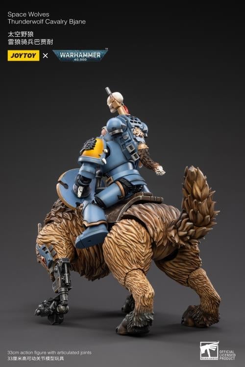 Warhammer 40K Space Wolves Thunderwolf Cavalry Bjane 1/18 Scale Figure Gallery Image 11