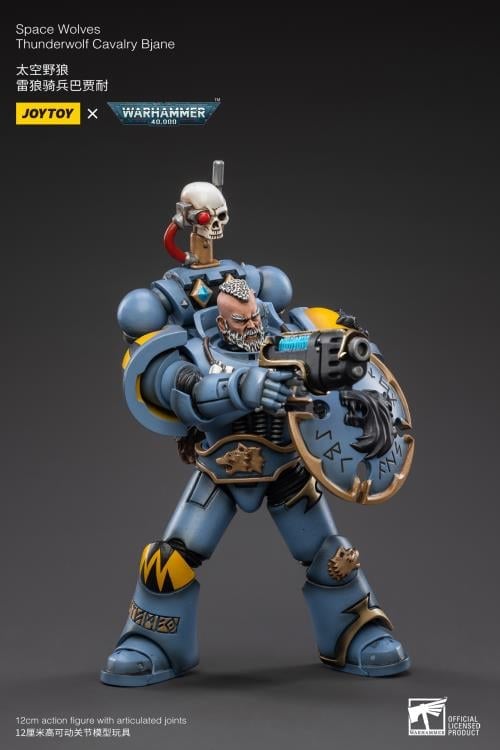 Warhammer 40K Space Wolves Thunderwolf Cavalry Bjane 1/18 Scale Figure Gallery Image 5