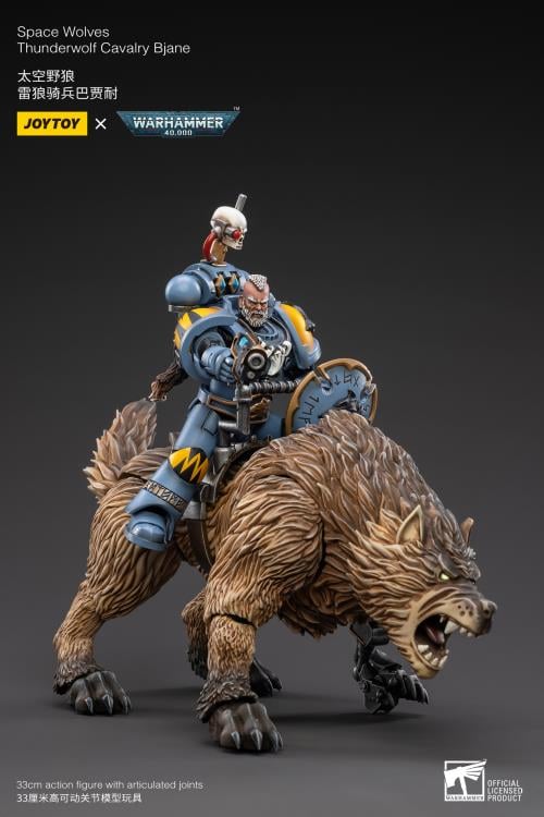 Warhammer 40K Space Wolves Thunderwolf Cavalry Bjane 1/18 Scale Figure Gallery Image 10
