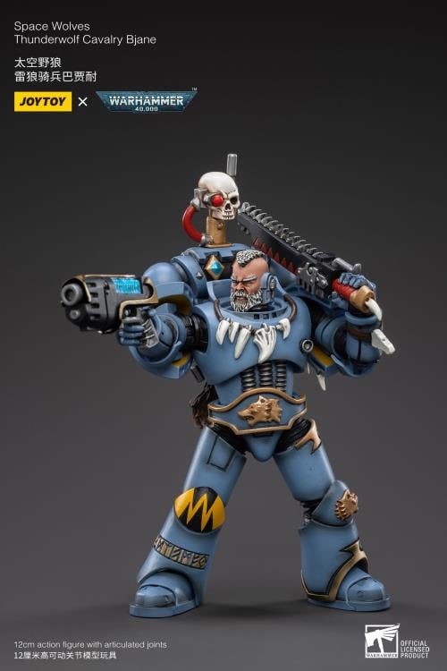 Warhammer 40K Space Wolves Thunderwolf Cavalry Bjane 1/18 Scale Figure Gallery Image 6