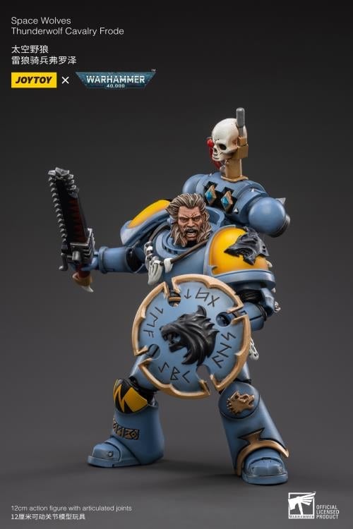 Warhammer 40K Space Wolves Thunderwolf Cavalry Frode 1/18 Scale Figure Gallery Image 6