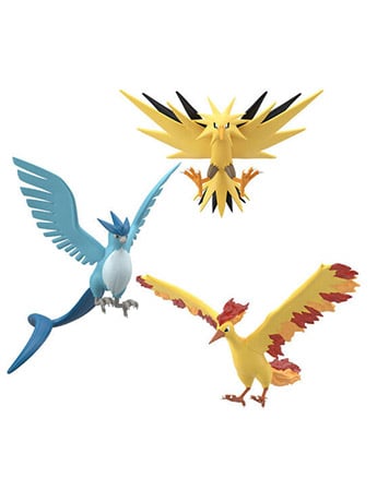 Pokemon Scale World Kanto Articuno, Zapdos, & Moltres Three-Pack