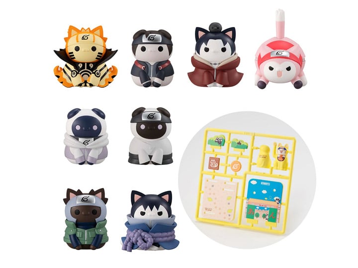 Naruto Nyaruto! Mega Cat Project Fourth Great Ninja War Box of 8