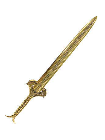 Wonder Woman God Killer Sword (Gold Variant) SDCC 2022 Exclusive Scaled Prop Replica Gallery Image 2