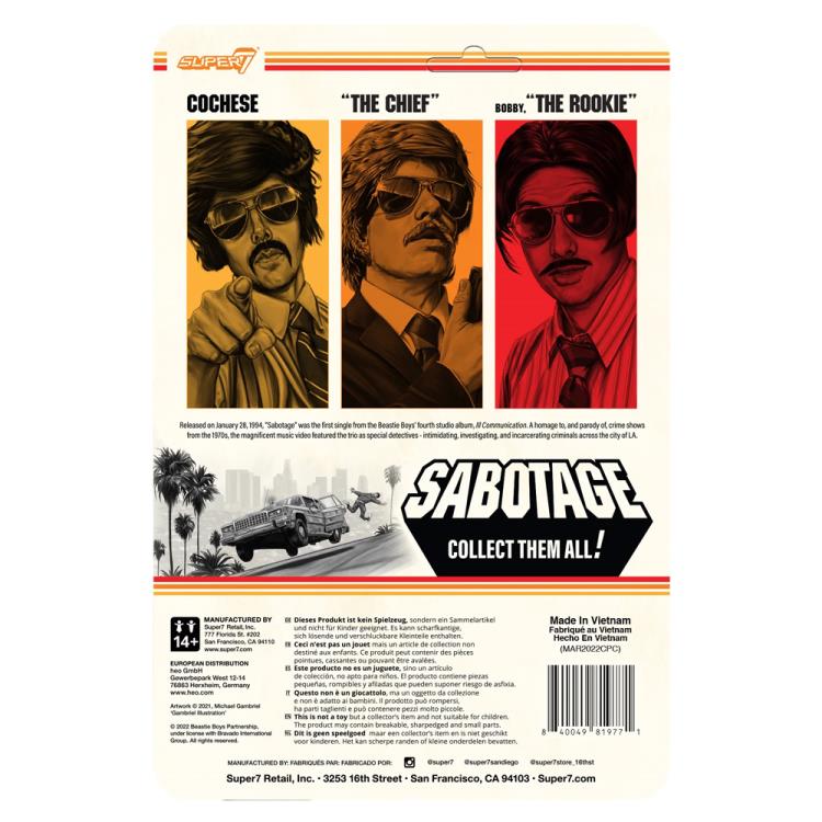 Beastie Boys ReAction Vic Colfari (Sabotage) Figure Gallery Image 5