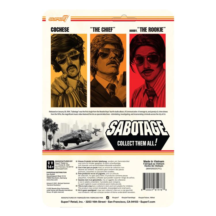 Beastie Boys ReAction Alasondro Alegre (Sabotage) Figure Gallery Image 5