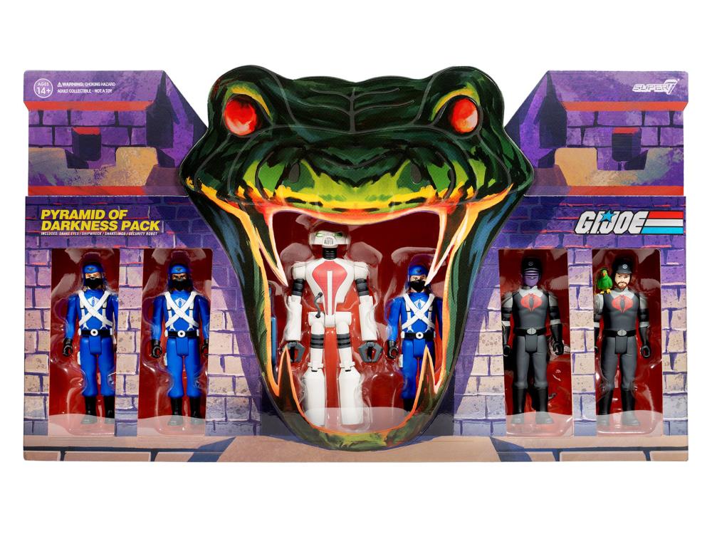 G.I. Joe ReAction Pyramid of Darkness Pack SDCC 2022 Exclusive Box Set Gallery Image 9