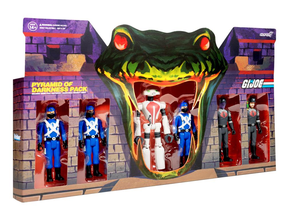 G.I. Joe ReAction Pyramid of Darkness Pack SDCC 2022 Exclusive Box Set Gallery Image 10