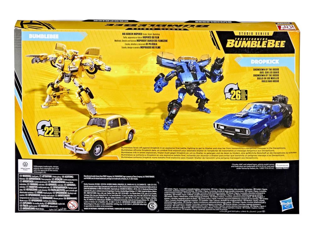 Transformers Buzzworthy Bumblebee Studio Series Deluxe Bumblebee & Dropkick Two-Pack Gallery Image 7