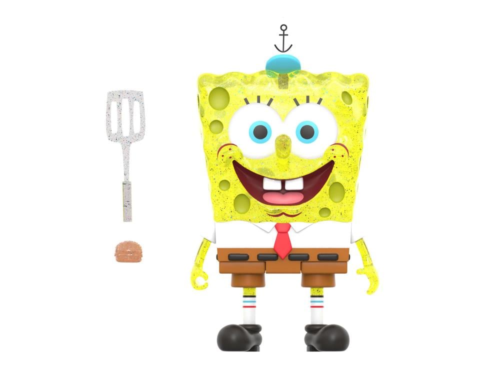 SpongeBob SquarePants ReAction SpongeBob and Patrick (Glitter) SDCC 2022 Exclusive Figure Two-Pack Gallery Image 3
