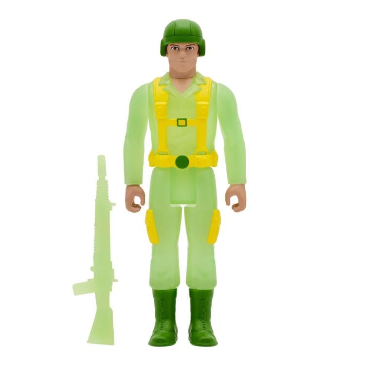 G.I. Joe ReAction Greenshirt Trooper (Glow Patrol) SDCC 2022 Exclusive Figure Gallery Image 3