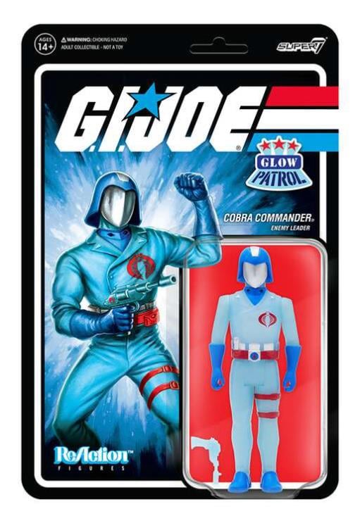 G.I. Joe ReAction Cobra Commander (Glow Patrol) SDCC 2022 Exclusive Figure Gallery Image 4