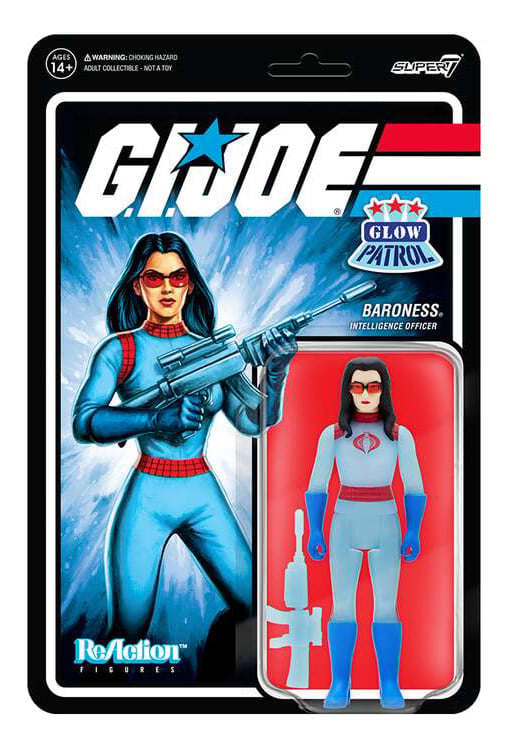 G.I. Joe ReAction Baroness (Glow Patrol) SDCC 2022 Exclusive Figure Gallery Image 4