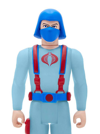 G.I. Joe ReAction Cobra Trooper Y-back (Glow Patrol) SDCC 2022 Exclusive Figure Gallery Image 2