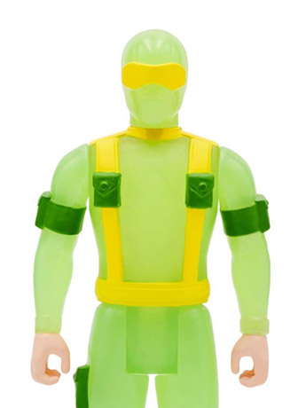 G.I. Joe ReAction Snake Eyes (Glow Patrol) SDCC 2022 Exclusive Figure Gallery Image 2
