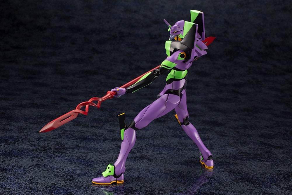 Rebuild of Evangelion EVA Unit-01 with Spear of Cassius Model Kit (Reissue) Gallery Image 4