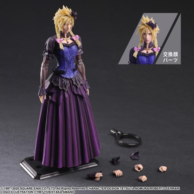 Final Fantasy VII: Remake Play Arts Kai Cloud Strife (Dress Ver.) Gallery Image 9