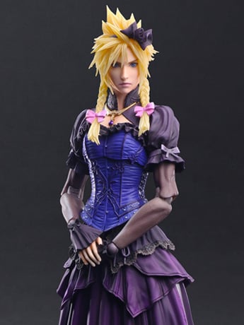 Final Fantasy VII: Remake Play Arts Kai Cloud Strife (Dress Ver.) Gallery Image 2