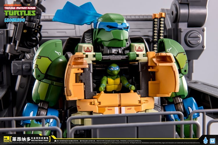 Teenage Mutant Ninja Turtles MechaTran HB0018 Leonardo Action Figure Gallery Image 12