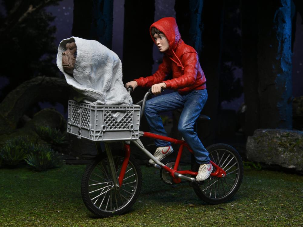未開封　E.T. & Elliott with Bicycle 40周年記念版 NECA E.T The Extra-Terrestrial 40th Anniversary 7