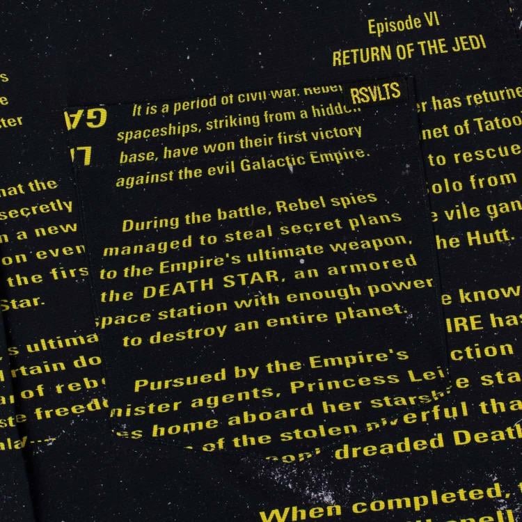 Star Wars The Crawl Short Sleeve Button Up Shirt Gallery Image 6